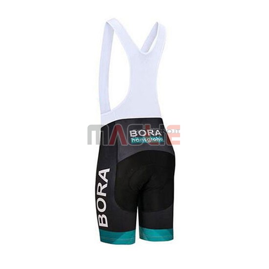 2018 Maglia Bora Manica Corta Nero e Teal